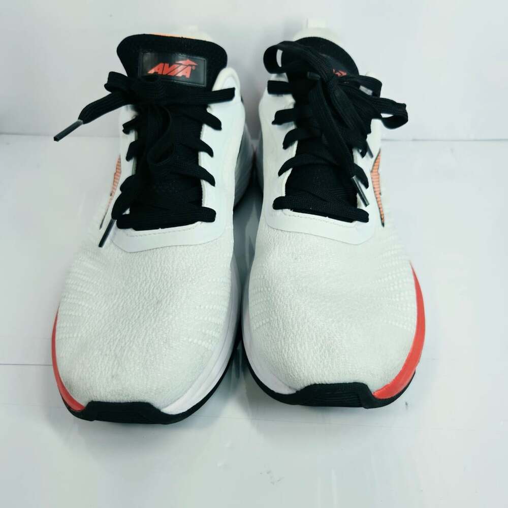 Avia MNAV25AC004 Sneakers Size 12 White Orange Athletic Shoes